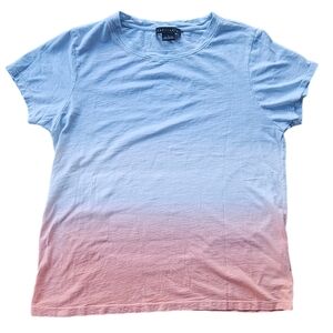 Sanctuary Ombre Womens Size L Shirt Sleeve Shirt